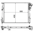 Radiateur, refroidissement du moteur MAHLE CR 1237 000S - Visuel 1