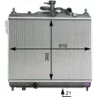 Radiateur, refroidissement du moteur MAHLE CR 1279 000P - Visuel 2