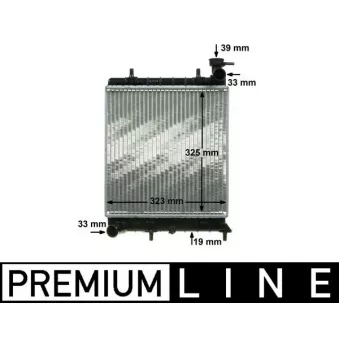 Radiateur, refroidissement du moteur MAHLE CR 1281 000P