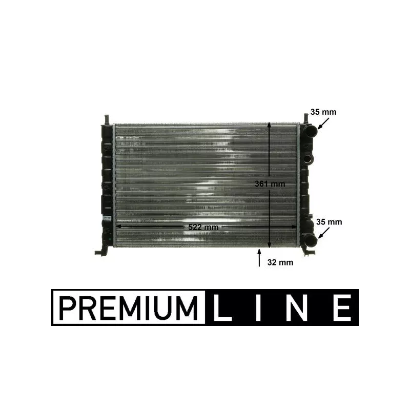 Radiateur, refroidissement du moteur MAHLE CR 130 000P