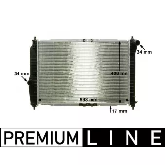 Radiateur, refroidissement du moteur MAHLE CR 1310 000P