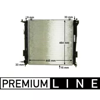 Radiateur, refroidissement du moteur MAHLE CR 1320 000P