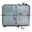 Radiateur, refroidissement du moteur MAHLE CR 1332 000P - Visuel 2