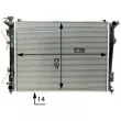 Radiateur, refroidissement du moteur MAHLE CR 1338 000P - Visuel 2