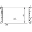 Radiateur, refroidissement du moteur MAHLE CR 1344 000S - Visuel 2