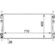 Radiateur, refroidissement du moteur MAHLE CR 1346 000S - Visuel 1