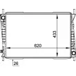 Radiateur, refroidissement du moteur MAHLE CR 1348 000P - Visuel 2