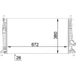 Radiateur, refroidissement du moteur MAHLE CR 1351 000P - Visuel 2