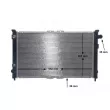Radiateur, refroidissement du moteur MAHLE CR 136 000S - Visuel 2