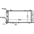 Radiateur, refroidissement du moteur MAHLE CR 140 000S - Visuel 1