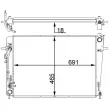 Radiateur, refroidissement du moteur MAHLE CR 1403 000P - Visuel 2