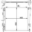 Radiateur, refroidissement du moteur MAHLE CR 1404 000P - Visuel 2
