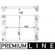 Radiateur, refroidissement du moteur MAHLE CR 1405 000P - Visuel 1
