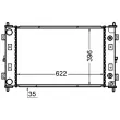Radiateur, refroidissement du moteur MAHLE CR 1425 000S - Visuel 1