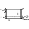 Radiateur, refroidissement du moteur MAHLE CR 1431 000S - Visuel 2