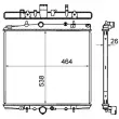 Radiateur, refroidissement du moteur MAHLE CR 1435 000S - Visuel 2