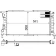 Radiateur, refroidissement du moteur MAHLE CR 1441 000S - Visuel 1