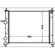 Radiateur, refroidissement du moteur MAHLE CR 1442 000S - Visuel 1