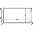 Radiateur, refroidissement du moteur MAHLE CR 1448 000S - Visuel 1