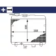 Radiateur, refroidissement du moteur MAHLE CR 145 000S - Visuel 1