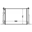 Radiateur, refroidissement du moteur MAHLE CR 1450 000S - Visuel 1
