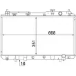 Radiateur, refroidissement du moteur MAHLE CR 1457 000S - Visuel 1