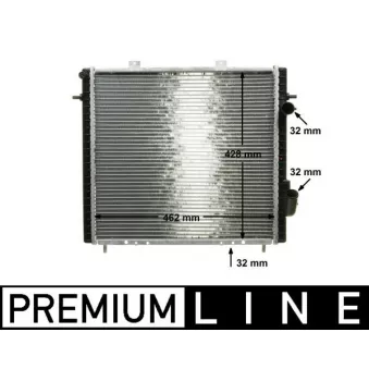 Radiateur, refroidissement du moteur MAHLE CR 148 000P