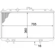 Radiateur, refroidissement du moteur MAHLE CR 1485 000S - Visuel 2