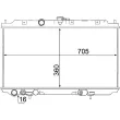 Radiateur, refroidissement du moteur MAHLE CR 1488 000S - Visuel 1