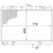 Radiateur, refroidissement du moteur MAHLE CR 1491 000S - Visuel 1