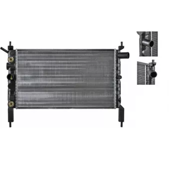 Radiateur, refroidissement du moteur MAHLE CR 1492 000S