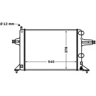 Radiateur, refroidissement du moteur MAHLE CR 1494 000S