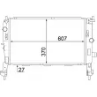 Radiateur, refroidissement du moteur MAHLE CR 1499 000S - Visuel 1