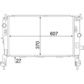 Radiateur, refroidissement du moteur MAHLE