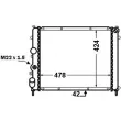 Radiateur, refroidissement du moteur MAHLE CR 1502 000S - Visuel 2