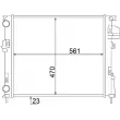 Radiateur, refroidissement du moteur MAHLE CR 1504 000S - Visuel 2