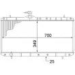 Radiateur, refroidissement du moteur MAHLE CR 1516 000S - Visuel 1