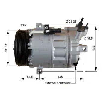 Compresseur, climatisation NRF 32692G