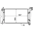 Radiateur, refroidissement du moteur MAHLE CR 1527 000S - Visuel 1