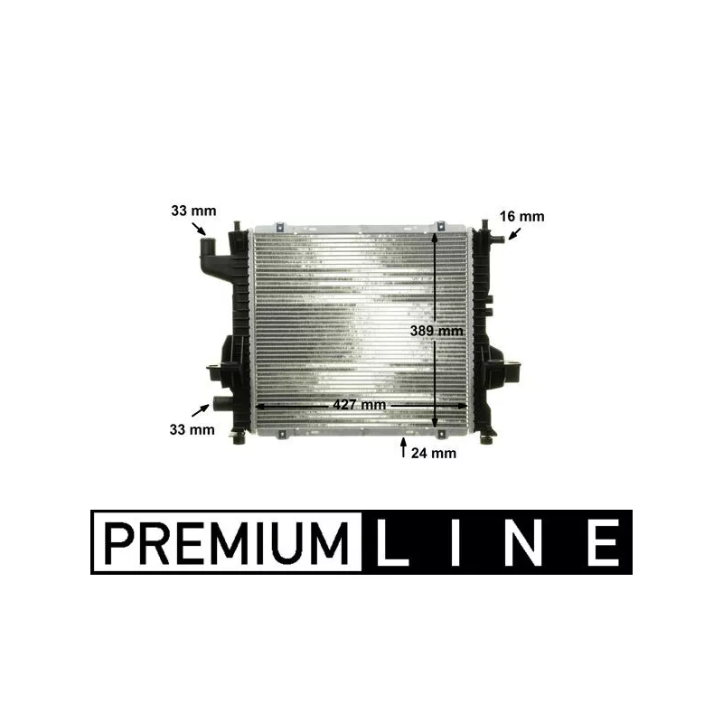 Radiateur, refroidissement du moteur MAHLE CR 153 000P