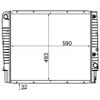 Radiateur, refroidissement du moteur MAHLE CR 1545 000S - Visuel 1