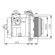 Compresseur, climatisation NRF 32698G - Visuel 1