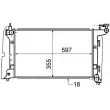 Radiateur, refroidissement du moteur MAHLE CR 1558 000S - Visuel 1
