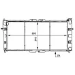 Radiateur, refroidissement du moteur MAHLE CR 161 000S - Visuel 1