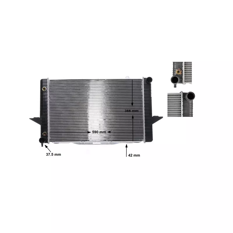Radiateur, refroidissement du moteur MAHLE CR 164 000S