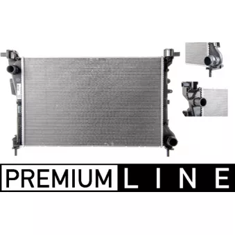 Radiateur, refroidissement du moteur MAHLE CR 1661 000P