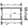 Radiateur, refroidissement du moteur MAHLE CR 1684 000P - Visuel 1