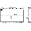 Radiateur, refroidissement du moteur MAHLE CR 1688 000S - Visuel 1