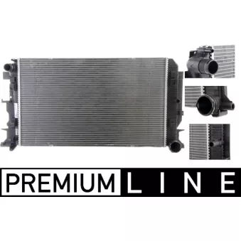 Radiateur, refroidissement du moteur MAHLE CR 1719 000P