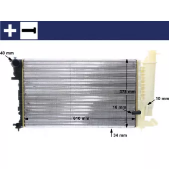 Radiateur, refroidissement du moteur MAHLE